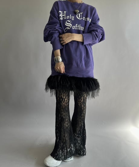 【USED】 I.AM.GIA Layered Lace Patterned Flare Pants / 241019-008