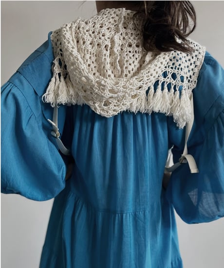 【RE;CIRCLE】 RE Crochet Lace Hood / 220427-001