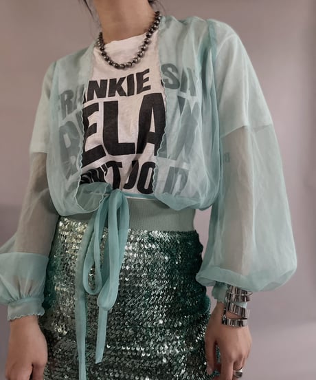 【USED】  L/S Sheer Top / 230430-006