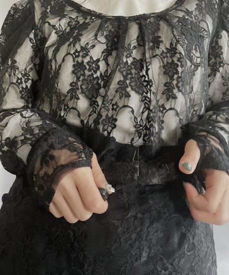 【USED】 Long Sleeved See-through Top / 230311-001