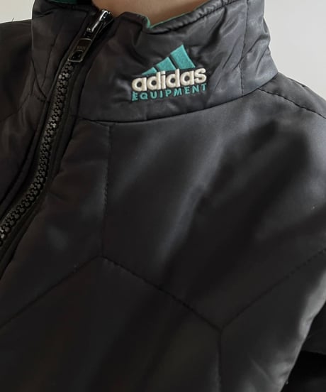 【USED】 90's adidas Quilting Reversible Jacket /241228-015
