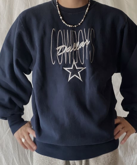 【USED】 90's USA Champion Reverse Weave Dallas/210324-019