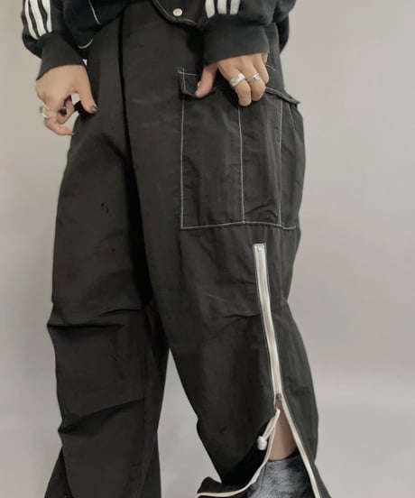 【USED】 Army Snow Pants Dyed Black / 221022-011