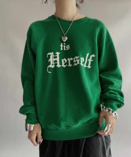 【USED】 Made in USA Lee Raglan Sleeve OLD English Sweat  / 231202-006