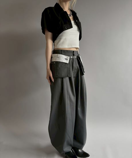 【Chinatsu Aoyama】 RE Makers Shirt Black / 260702-021