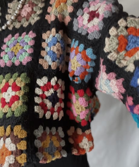 【RE;CIRCLE】 RE Granny Knit Top⑦/211014-007