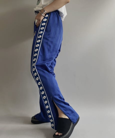 【USED】 Lotto Jersey Line Pants  / 230729-017