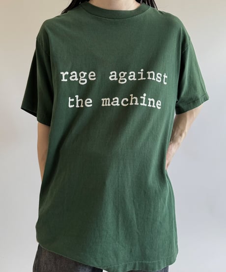 【USED】 90's  RAGE AGAINST THE MACHINE T-Shirt /250621-047
