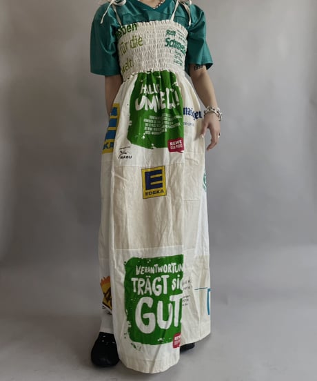 【RE;CIRCLE】RE Eco-Friendly Bag Shirring One-piece / 230525-012
