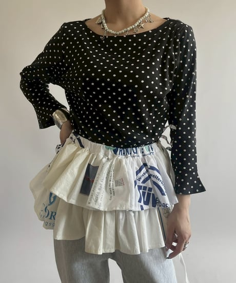 【RE;CIRCLE】 Re Eco Bag Maki Skirt /  250417-005