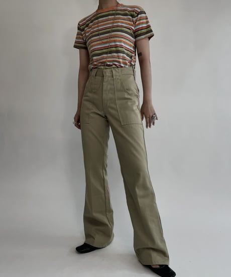 【USED】  Dickies Cotton Flare Pants / 220730-018