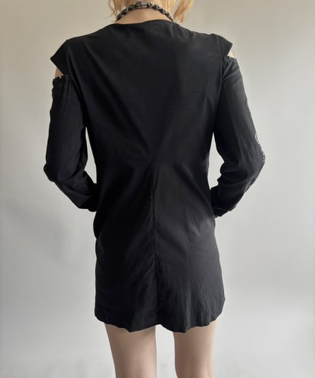 【USED】 Design Zip Up Short One-Piece  / 250531-005