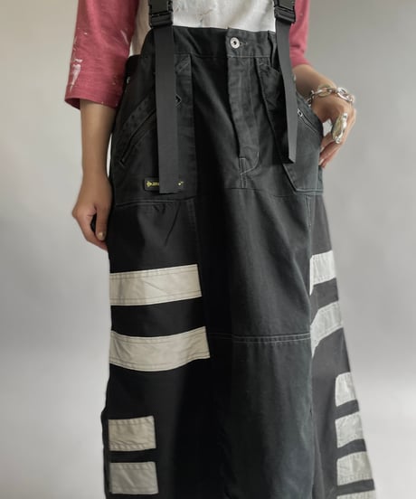 【RE;CIRCLE】 RE Sample EURO Work Jump Skirt / 240606-020