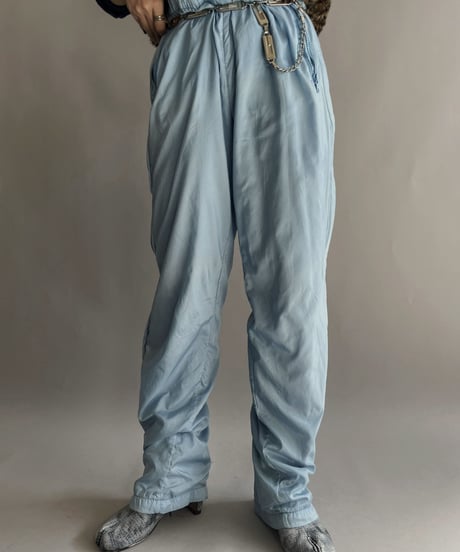 【USED】  adidas Nylon Pants Light Blue / 221112-013