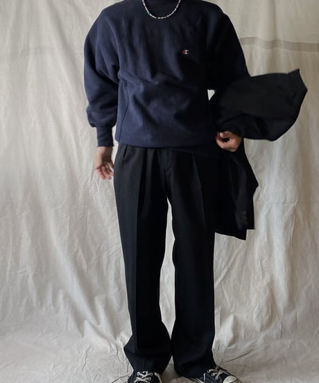 【USED】90's USA Champion Reverse Weave Sweat One Point /210210-035