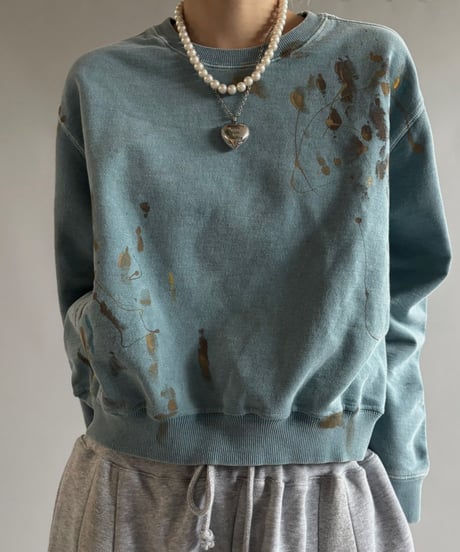 【USED】 Paint Short Sweat / 250925-008