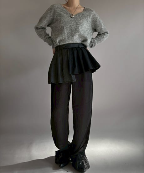 【RE;CIRCLE】 RE Suit Wrap Skirt Mini / 260129-008