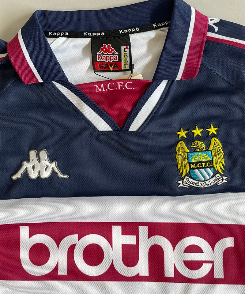Kappa Manchester City マンチェスターシティ ユニフォーム UK製 90s Kappa 