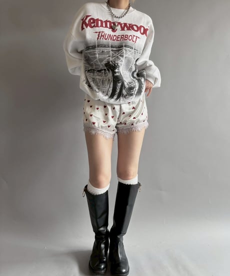 【USED】 MADE in USA FRUIT OF THE ROOM Kenny wood HUNDERBOL Sweat / 250927-011