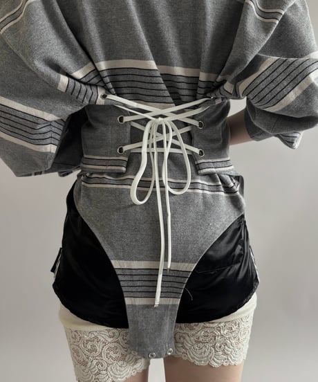 【RE;CIRCLE】 RE Leotard Rugger Shirt/ 260430-010