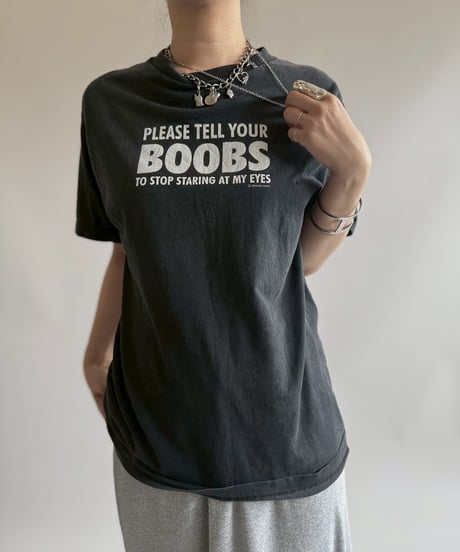 【USED】 ORANGE DINGO BOOBS T-Shirt  / 250705-011
