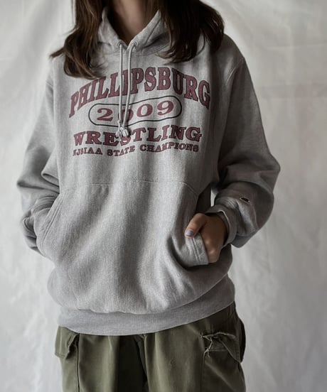 【USED】   Champion Reverse Weave Hoodie PHILLPSBURG/211007-027
