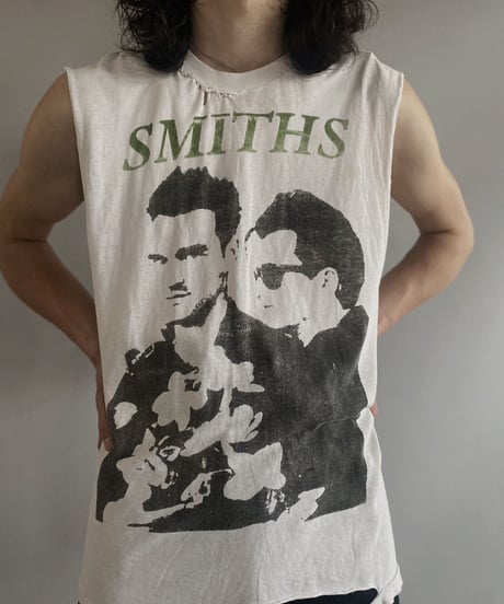 【USED】  Band Cut Off T-shirt SMITHS  /230703-019