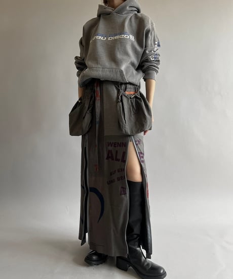 【RE;CIRCLE】RE Eco-Friendly Bag Belt Bag Skirt Glay / 240905-037