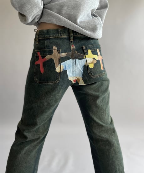 【USED】 END IS NEAR GAP Flare Denim Pants / 241012-012