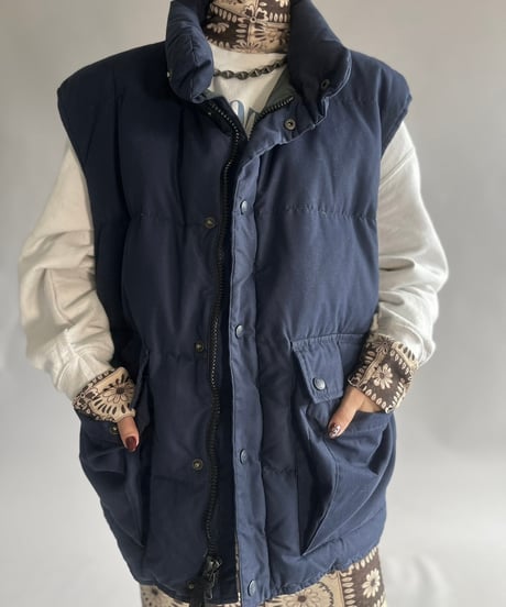 【USED】 80~90's Eddie Bauer Down Vest/241130-006