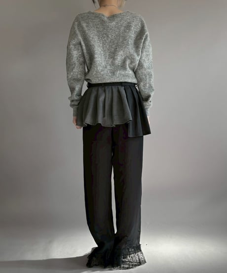 【RE;CIRCLE】 RE Suit Wrap Skirt Mini / 260129-009