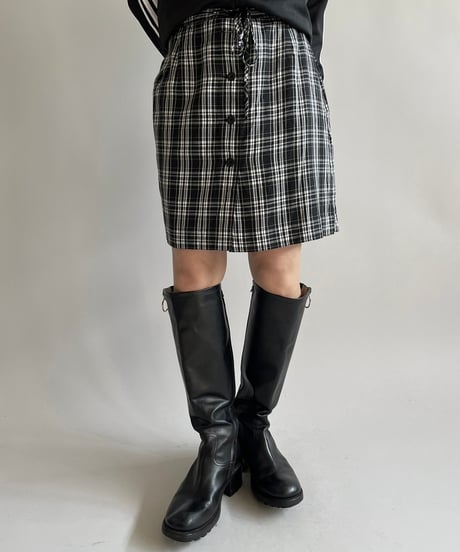 【USED】 LIZ GOLF Check Pattern Shorts /250118-004