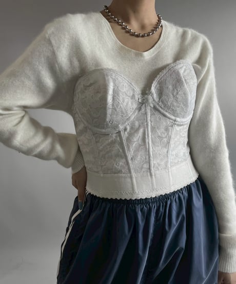 【USED】 Lace Corset Top /251122-023