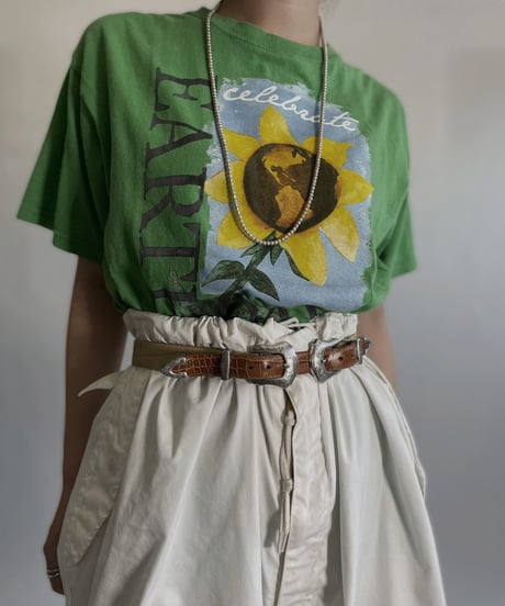 【USED】 Short Sleeved T-shirt "Earth Day" /220716-003