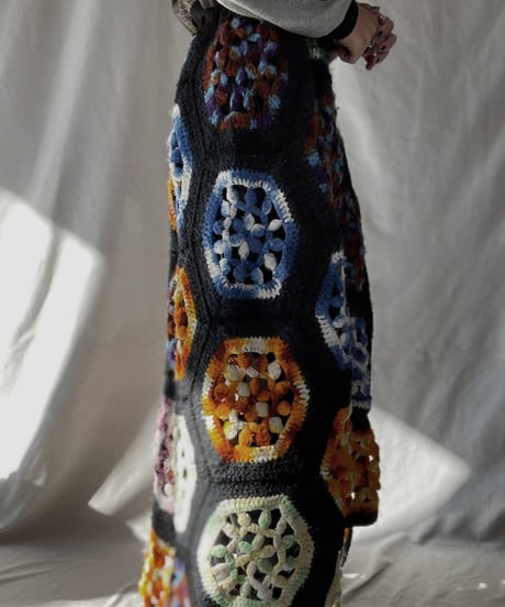 【RE;CIRCLE】 RE Granny Long Skirt④/211216-043