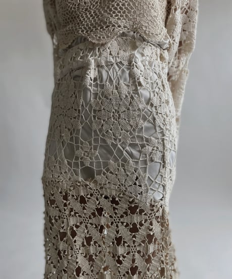 【RE;CIRCLE】 RE Crochet Lace Mermaid Skirt / 220427-013