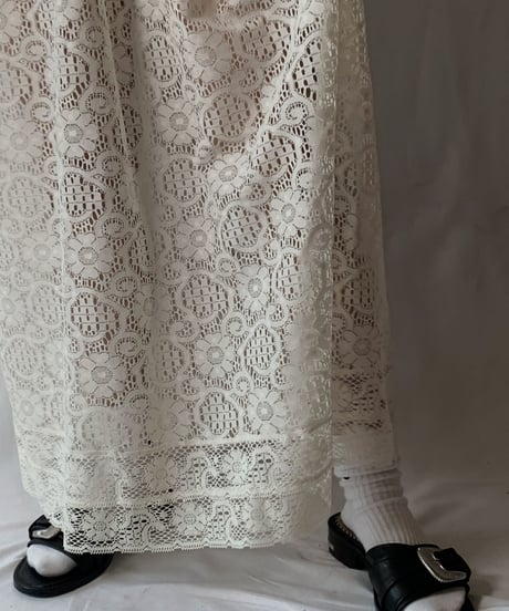 【RE;CIRCLE】 RE Lace × Fatique Shirt One-peice①/210801-068