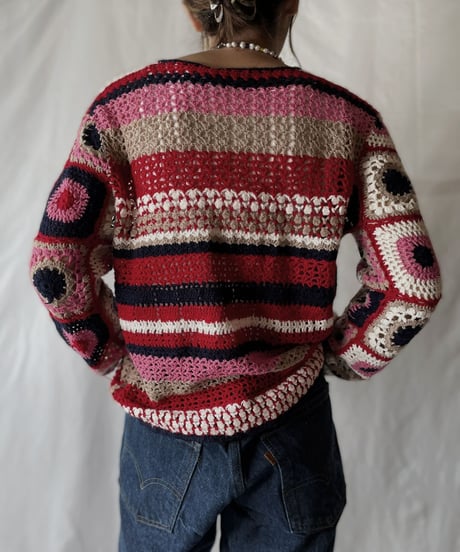 【USED】  Crochet L/S Cardigan/210825-046