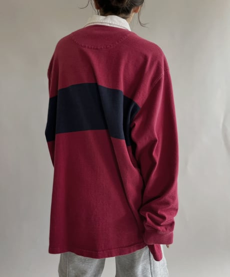 【USED】 Polo By Ralph Lauren Rugby Shirt / 220910-003