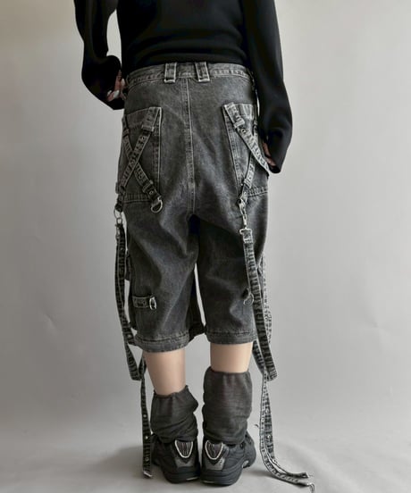 【USED】 TRIPPPRS X-Strap Paint Fog Wash Denim / 251018-009