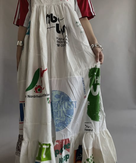 【RE;CIRCLE】RE Eco-Friendly Bag Camisole Long One-piece / 230525-009