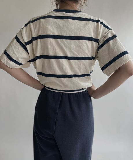 【USED】 Short Sleeve Striped T-shirt / 220521-001