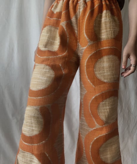 【RE;CIRCLE】 RE Antique Curtain Flare Pants③/ 210703-005