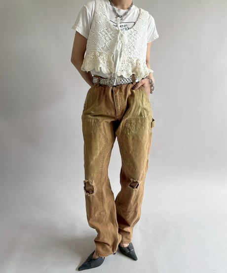 【RE;CIRCLE】RE Crochet Short Vest / 250515-003