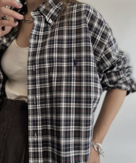 【USED】 Polo Ralph Lauren Checked Shirt / 220820-025