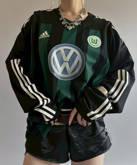 【USED】 10~11's adidas VfL Wolfsburg Soccer Shirt / 260530-024