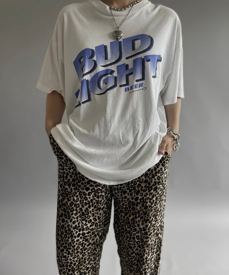 【USED】 90's BUD LIGHT BEER T-Shirt /240729-081