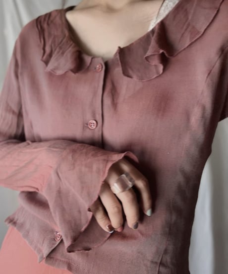 【USED】 See-through L/S Top/210714-024
