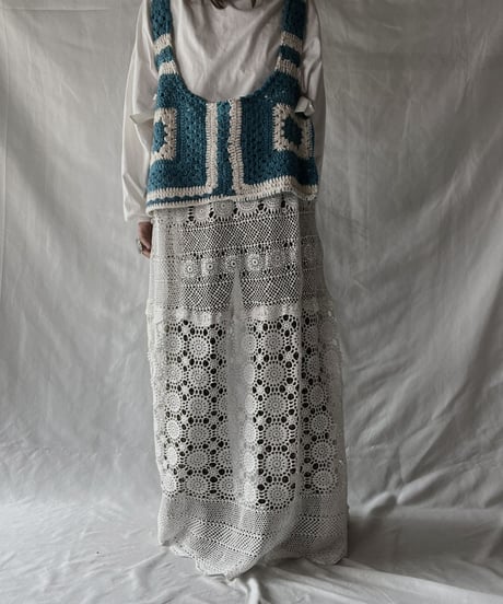 【RE;CIRCLE】 RE Granny × Crochet N/S Gown③/211014-017