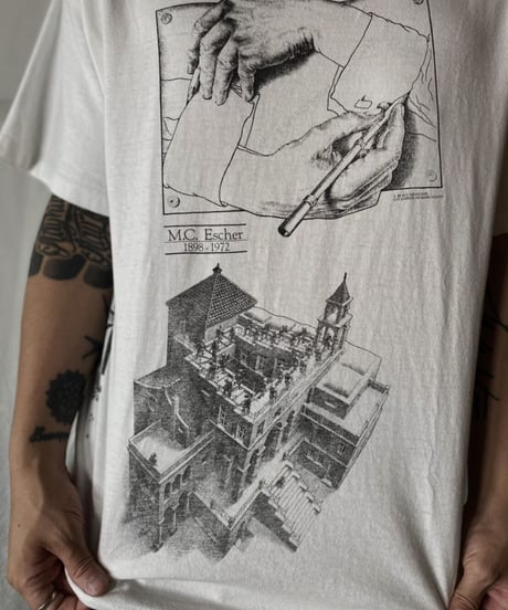 【USED】 S/S T-shirt M.C.Escher⑥/210617-041